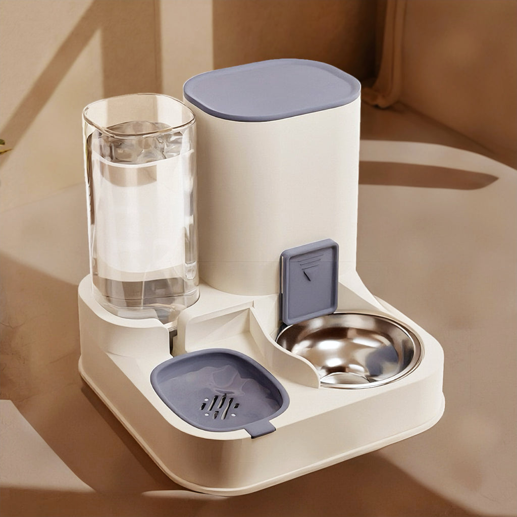 Premium 2-in-1 Pet Feeder & Water Dispenser