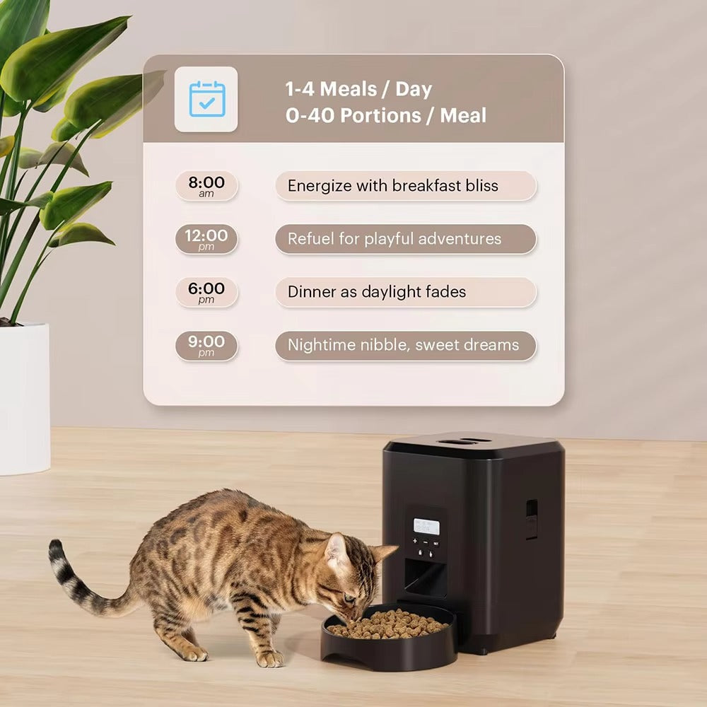 Smart WiFi Pet Feeder Automatic Cat Dog Food Dispenser